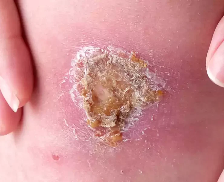 زخم خشک شده